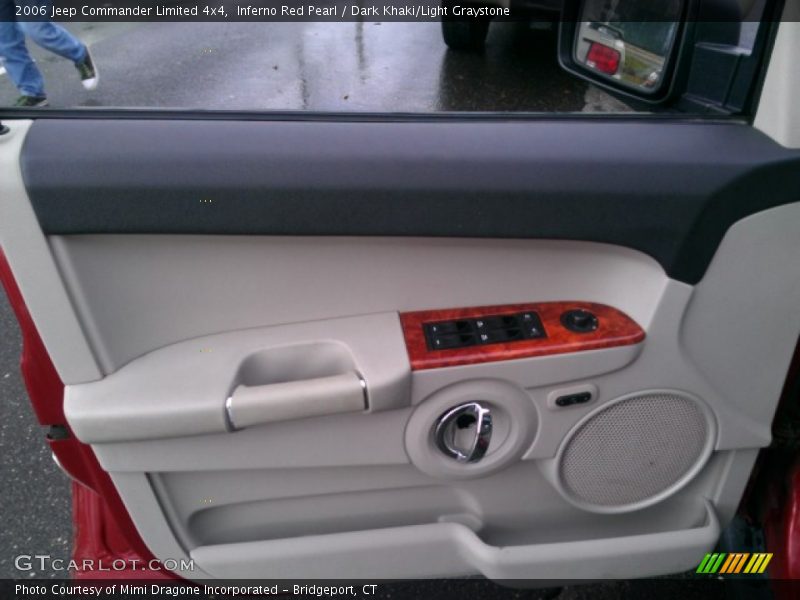 Inferno Red Pearl / Dark Khaki/Light Graystone 2006 Jeep Commander Limited 4x4