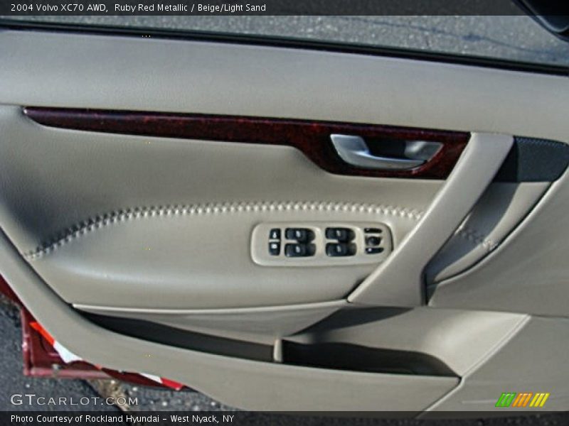 Ruby Red Metallic / Beige/Light Sand 2004 Volvo XC70 AWD