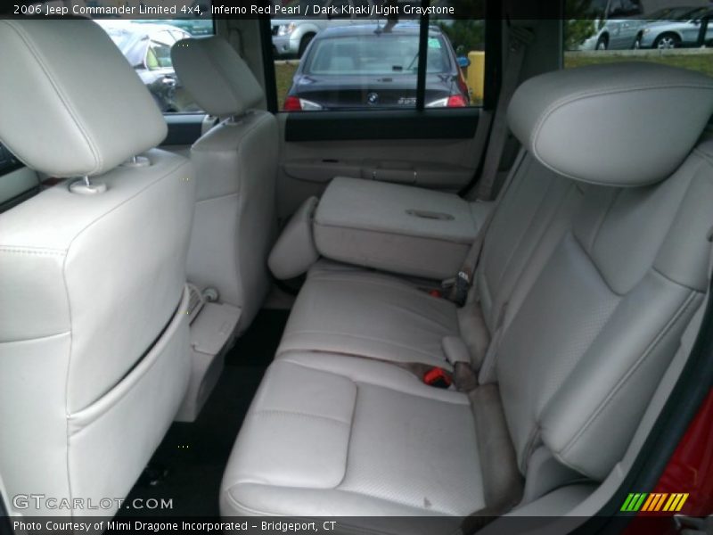 Inferno Red Pearl / Dark Khaki/Light Graystone 2006 Jeep Commander Limited 4x4