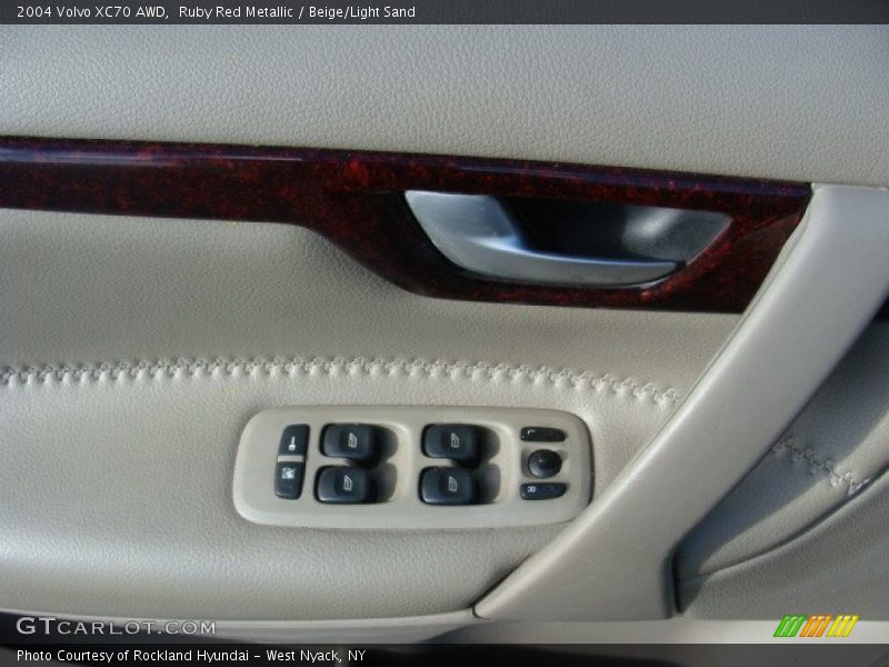 Ruby Red Metallic / Beige/Light Sand 2004 Volvo XC70 AWD
