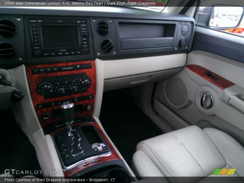 Inferno Red Pearl / Dark Khaki/Light Graystone 2006 Jeep Commander Limited 4x4