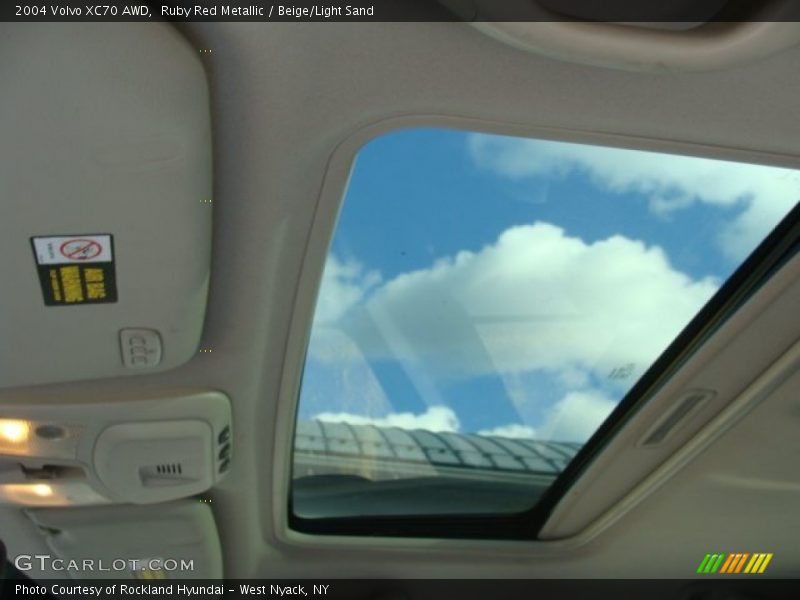 Ruby Red Metallic / Beige/Light Sand 2004 Volvo XC70 AWD