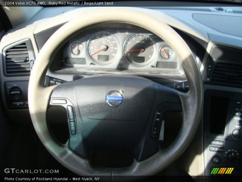 Ruby Red Metallic / Beige/Light Sand 2004 Volvo XC70 AWD