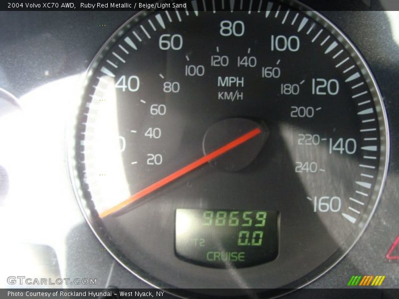 Ruby Red Metallic / Beige/Light Sand 2004 Volvo XC70 AWD