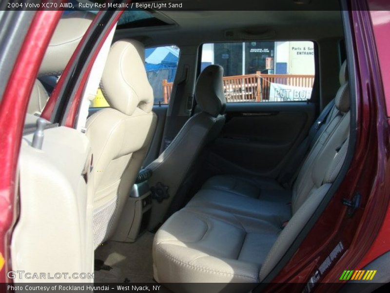 Ruby Red Metallic / Beige/Light Sand 2004 Volvo XC70 AWD