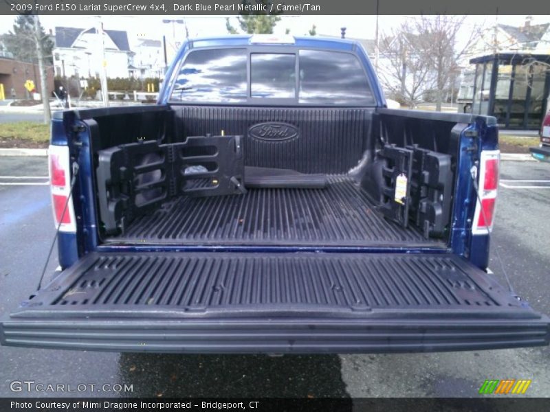 Dark Blue Pearl Metallic / Camel/Tan 2009 Ford F150 Lariat SuperCrew 4x4