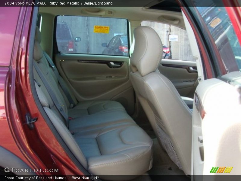 Ruby Red Metallic / Beige/Light Sand 2004 Volvo XC70 AWD