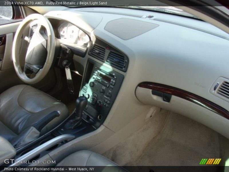 Ruby Red Metallic / Beige/Light Sand 2004 Volvo XC70 AWD