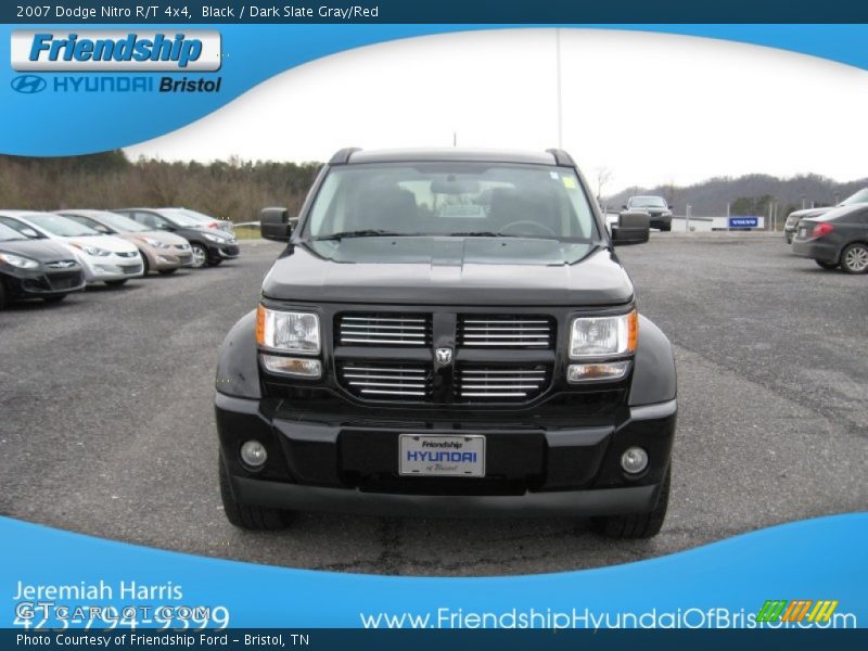 Black / Dark Slate Gray/Red 2007 Dodge Nitro R/T 4x4
