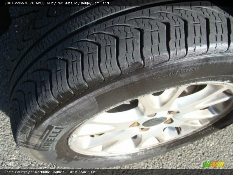 Ruby Red Metallic / Beige/Light Sand 2004 Volvo XC70 AWD