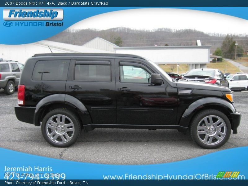 Black / Dark Slate Gray/Red 2007 Dodge Nitro R/T 4x4