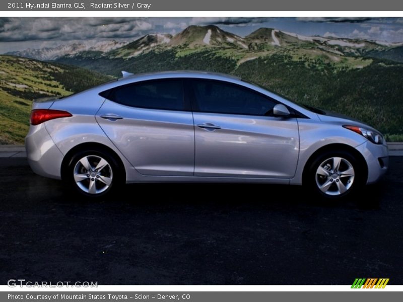 Radiant Silver / Gray 2011 Hyundai Elantra GLS