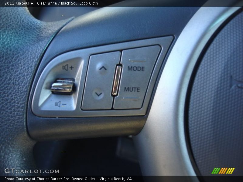 Clear White / Black Soul Logo Cloth 2011 Kia Soul +