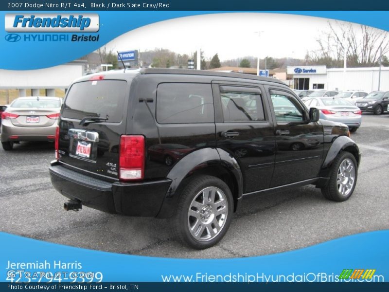 Black / Dark Slate Gray/Red 2007 Dodge Nitro R/T 4x4