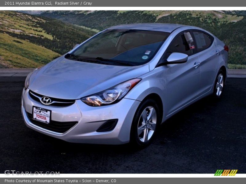 Radiant Silver / Gray 2011 Hyundai Elantra GLS