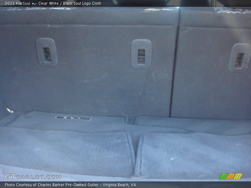 Clear White / Black Soul Logo Cloth 2011 Kia Soul +