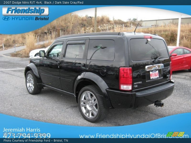 Black / Dark Slate Gray/Red 2007 Dodge Nitro R/T 4x4