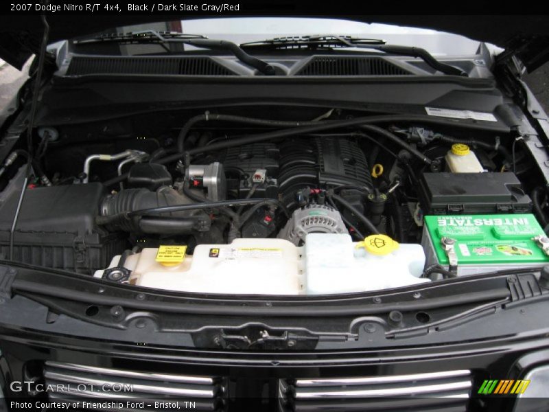 Black / Dark Slate Gray/Red 2007 Dodge Nitro R/T 4x4