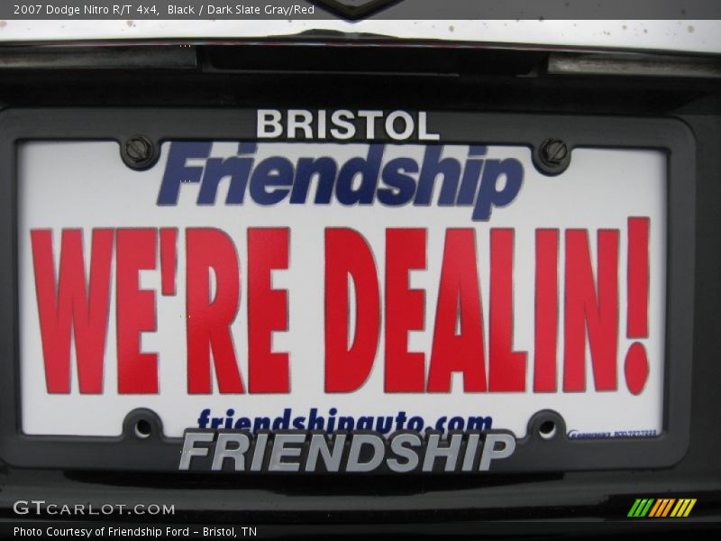 Black / Dark Slate Gray/Red 2007 Dodge Nitro R/T 4x4