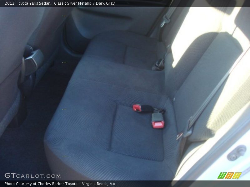 Classic Silver Metallic / Dark Gray 2012 Toyota Yaris Sedan