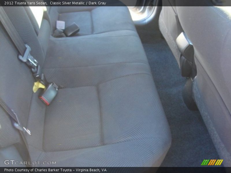 Classic Silver Metallic / Dark Gray 2012 Toyota Yaris Sedan