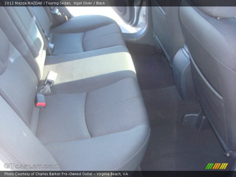 Ingot Silver / Black 2012 Mazda MAZDA6 i Touring Sedan