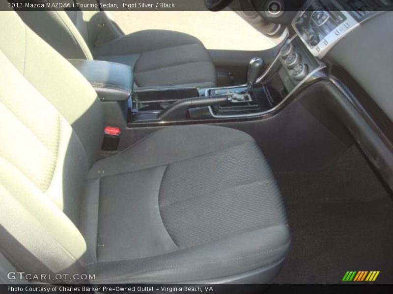 Ingot Silver / Black 2012 Mazda MAZDA6 i Touring Sedan