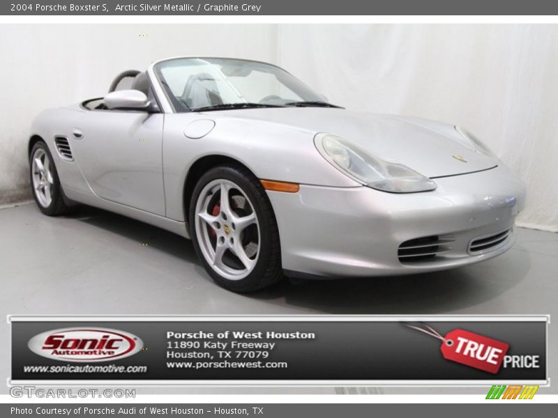 Arctic Silver Metallic / Graphite Grey 2004 Porsche Boxster S