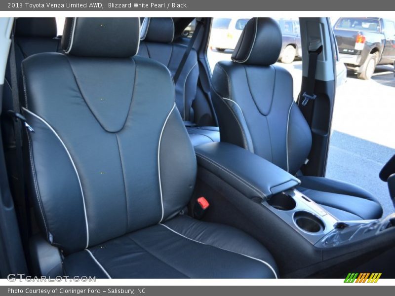 Blizzard White Pearl / Black 2013 Toyota Venza Limited AWD
