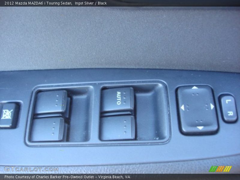 Ingot Silver / Black 2012 Mazda MAZDA6 i Touring Sedan