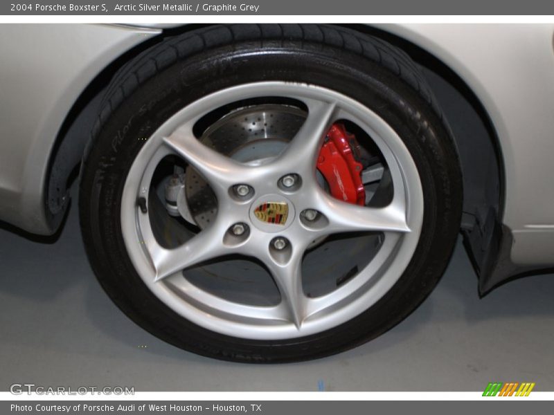 Arctic Silver Metallic / Graphite Grey 2004 Porsche Boxster S