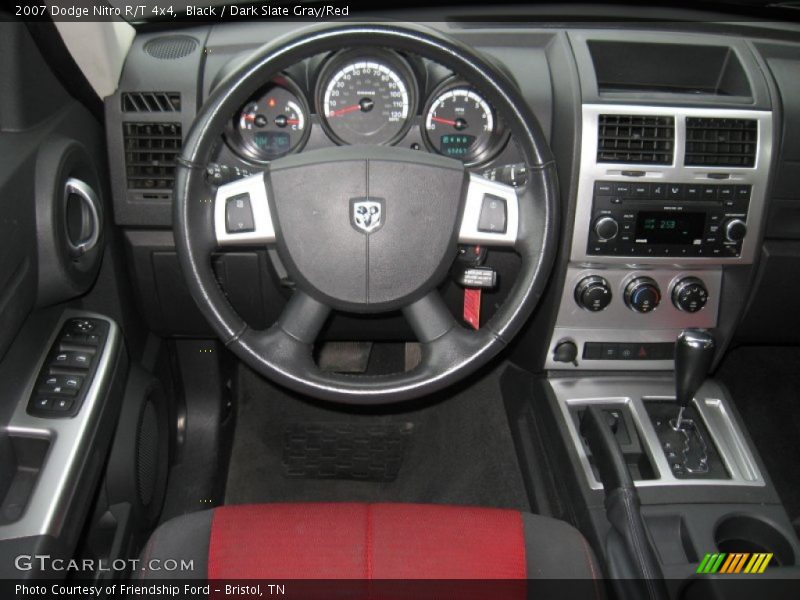 Black / Dark Slate Gray/Red 2007 Dodge Nitro R/T 4x4
