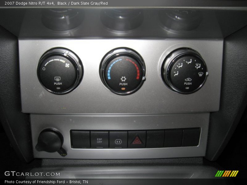 Black / Dark Slate Gray/Red 2007 Dodge Nitro R/T 4x4