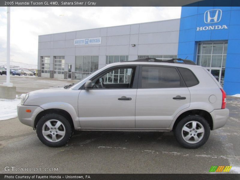 Sahara Silver / Gray 2005 Hyundai Tucson GL 4WD