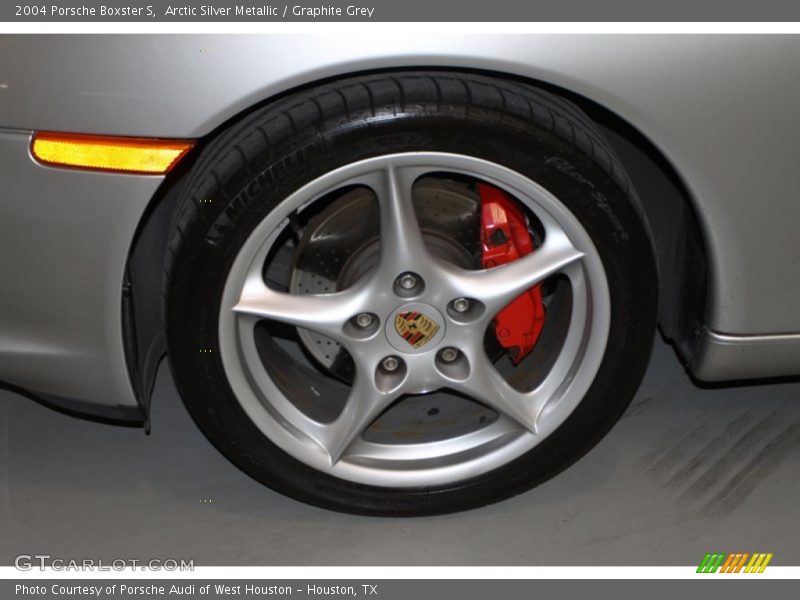 Arctic Silver Metallic / Graphite Grey 2004 Porsche Boxster S