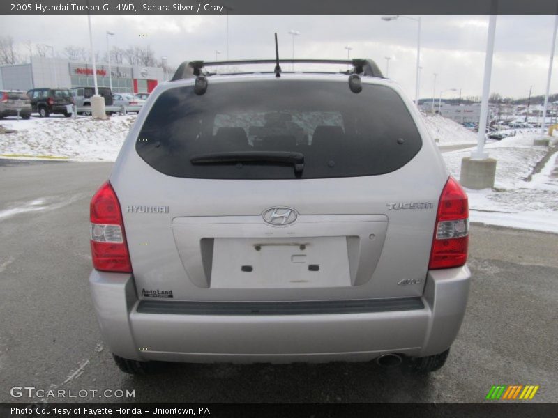 Sahara Silver / Gray 2005 Hyundai Tucson GL 4WD