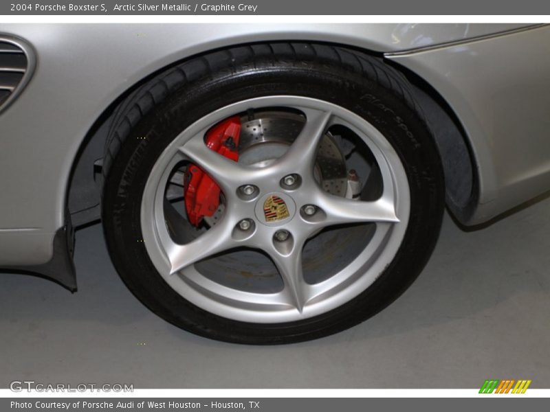 Arctic Silver Metallic / Graphite Grey 2004 Porsche Boxster S