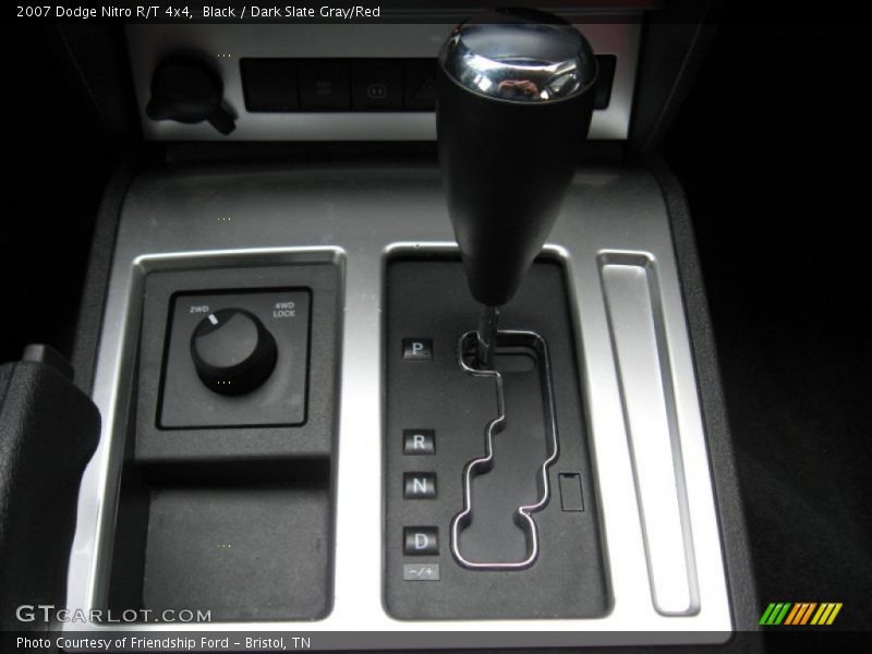 Black / Dark Slate Gray/Red 2007 Dodge Nitro R/T 4x4