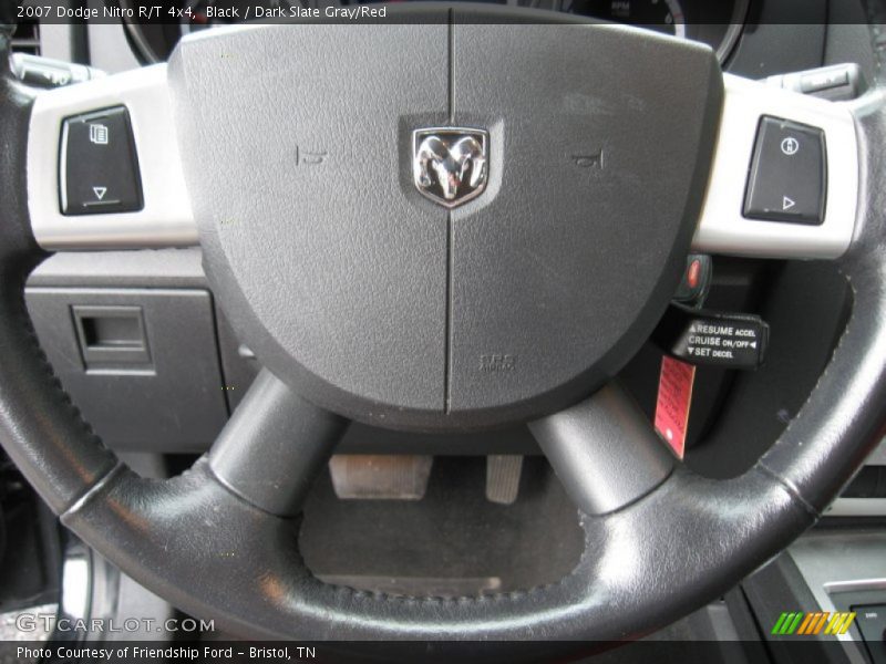 Black / Dark Slate Gray/Red 2007 Dodge Nitro R/T 4x4