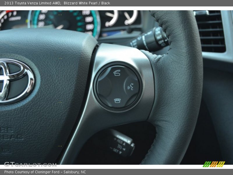 Blizzard White Pearl / Black 2013 Toyota Venza Limited AWD