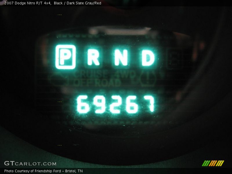 Black / Dark Slate Gray/Red 2007 Dodge Nitro R/T 4x4