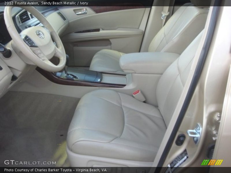 Sandy Beach Metallic / Ivory 2012 Toyota Avalon