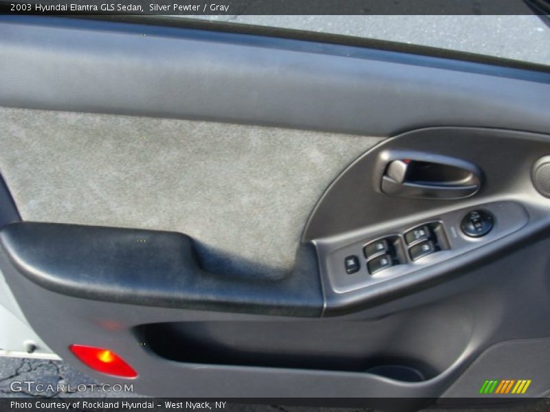 Silver Pewter / Gray 2003 Hyundai Elantra GLS Sedan