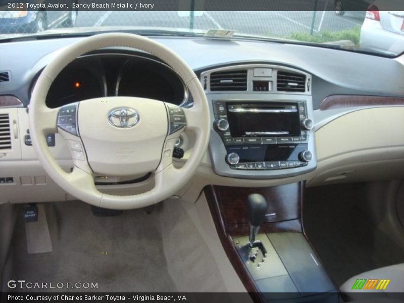 Sandy Beach Metallic / Ivory 2012 Toyota Avalon