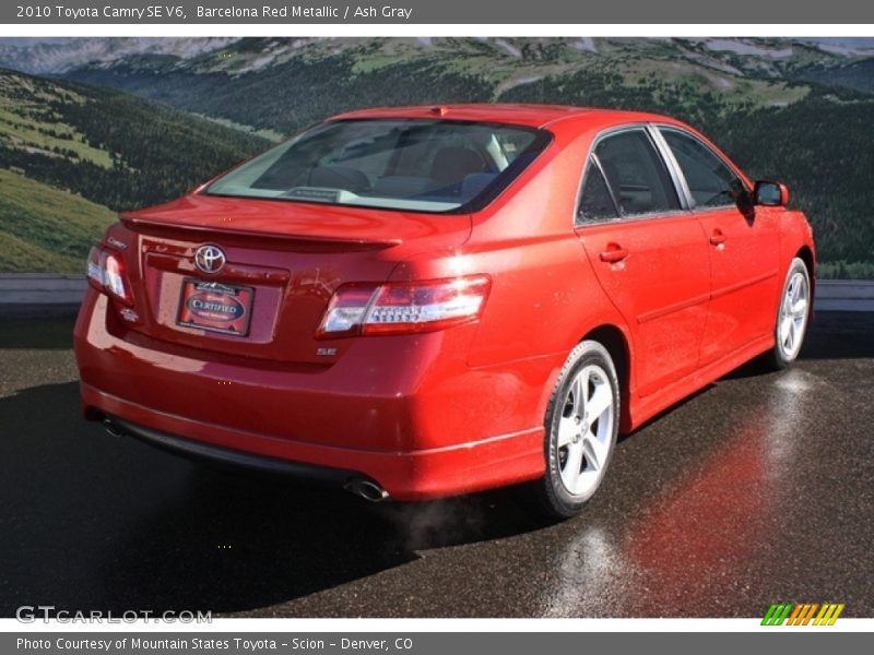 Barcelona Red Metallic / Ash Gray 2010 Toyota Camry SE V6