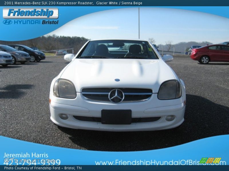 Glacier White / Sienna Beige 2001 Mercedes-Benz SLK 230 Kompressor Roadster