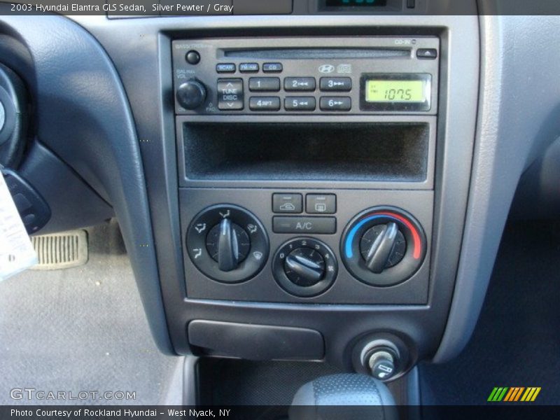 Silver Pewter / Gray 2003 Hyundai Elantra GLS Sedan