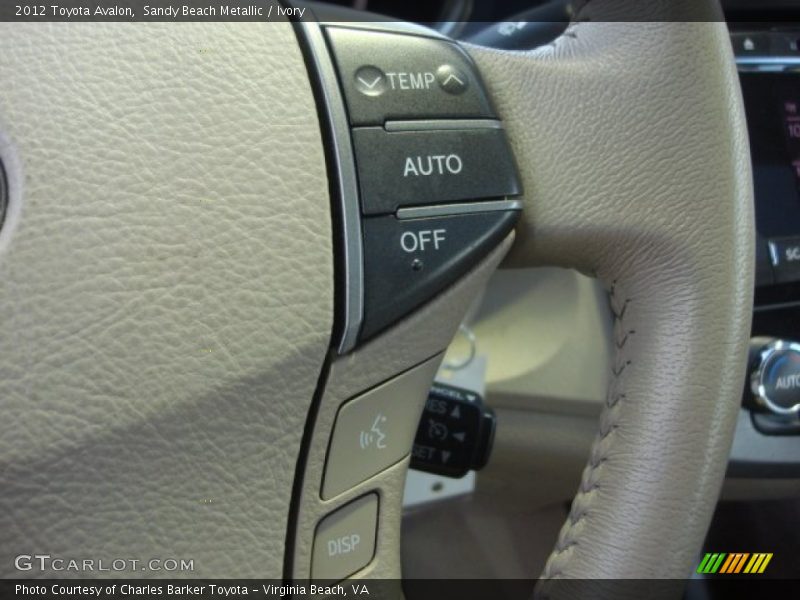 Sandy Beach Metallic / Ivory 2012 Toyota Avalon