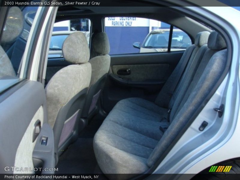 Silver Pewter / Gray 2003 Hyundai Elantra GLS Sedan