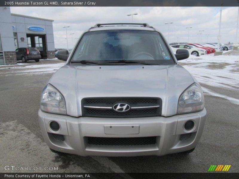 Sahara Silver / Gray 2005 Hyundai Tucson GL 4WD